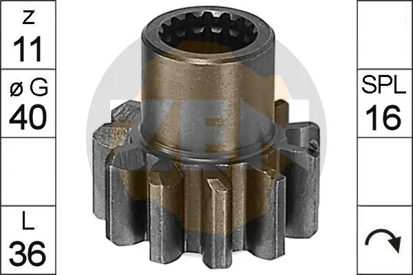 ERA fogaskerék, önindító - ZN9301 - TothCarparts