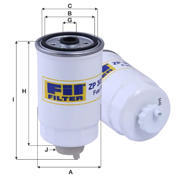 FIL FILTER Üzemanyagszűrő - ZP 3034 AF - TothCarparts