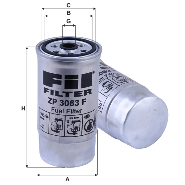 FIL FILTER Üzemanyagszűrő - ZP 3063 F - TothCarparts