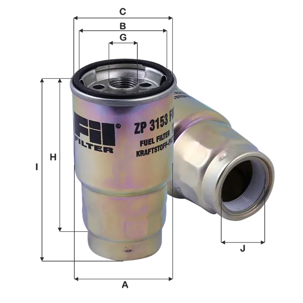 FIL FILTER Üzemanyagszűrő - ZP 3153 FM - TothCarparts