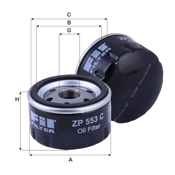 FIL FILTER olajszűrő - ZP 553 C - TothCarparts