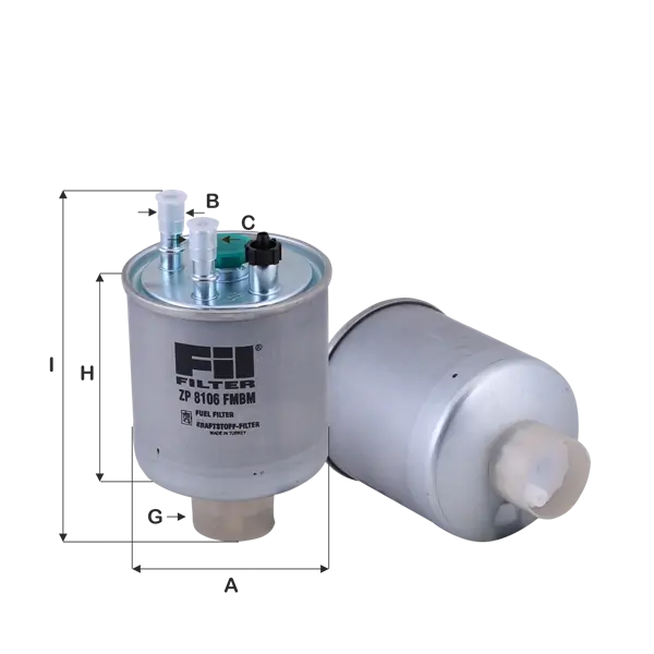 FIL FILTER Üzemanyagszűrő - ZP 8106 FMBM - TothCarparts