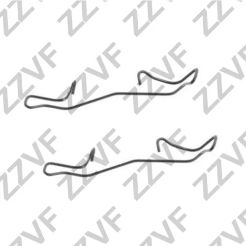 ZZVF tartozékkészlet, tárcsafékbetét - ZVCER248 - TothCarparts