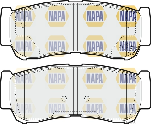 NAPA fékbetétkészlet, tárcsafék - NBP1119 - TothCarparts