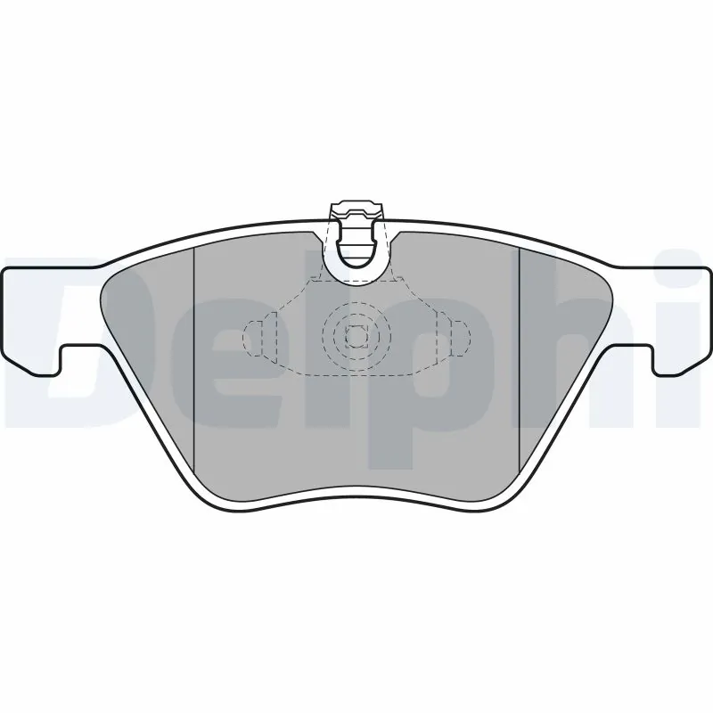 DELPHI fékbetétkészlet, tárcsafék - LP1956-18B1 - TothCarparts