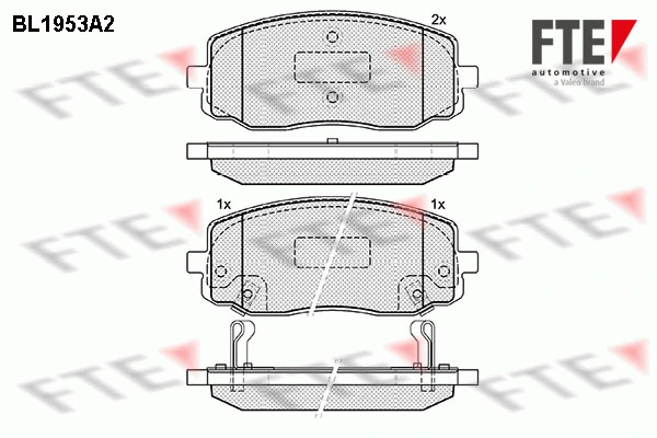 FTE fékbetétkészlet, tárcsafék - 9010540 - TothCarparts