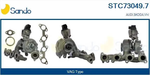 SANDO töltő, feltöltés - STC73049.7 - TothCarparts