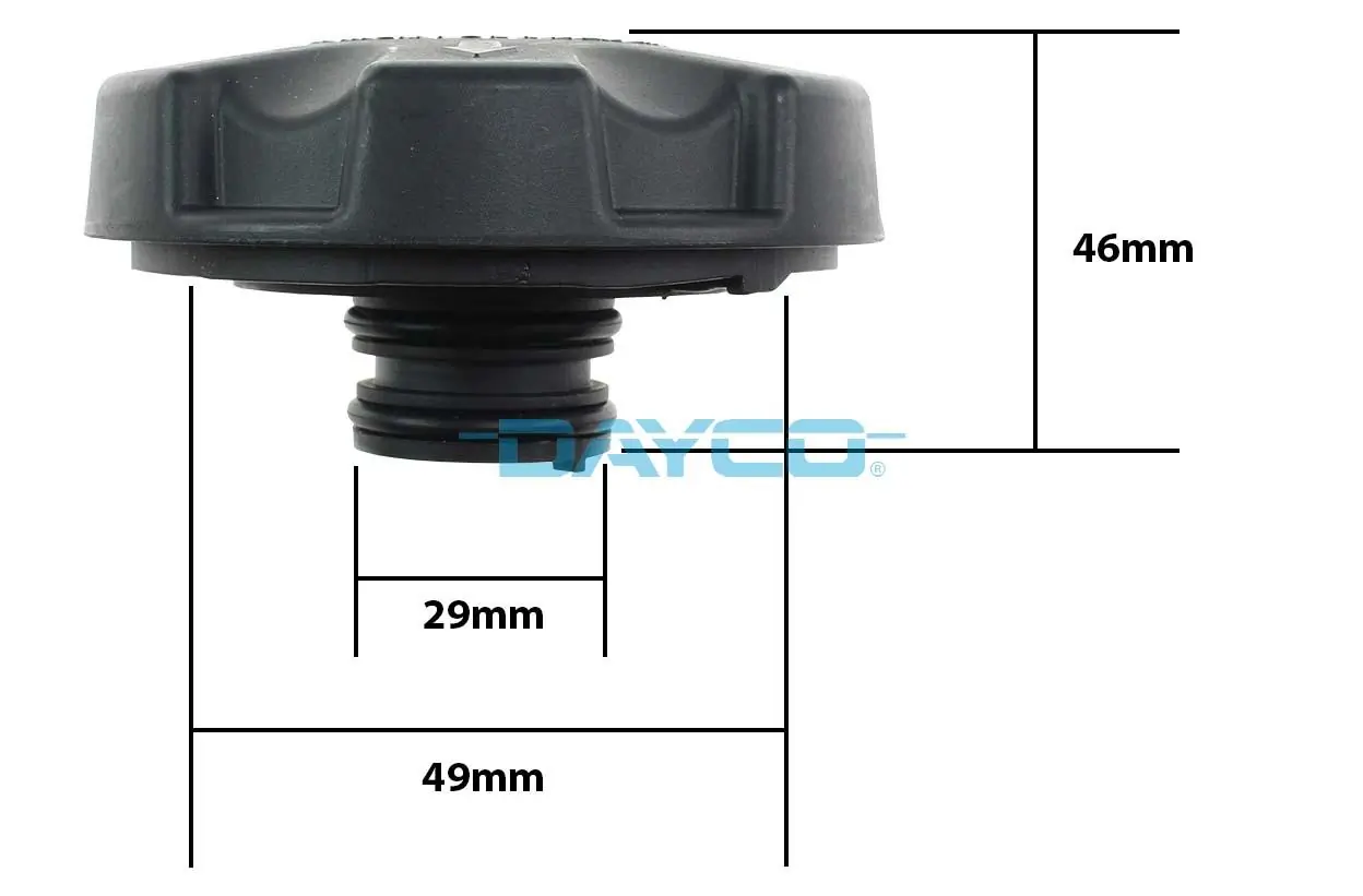 DAYCO-AU Zárófedél, hűtőfolyadék-tartály - DRC049 - TothCarparts