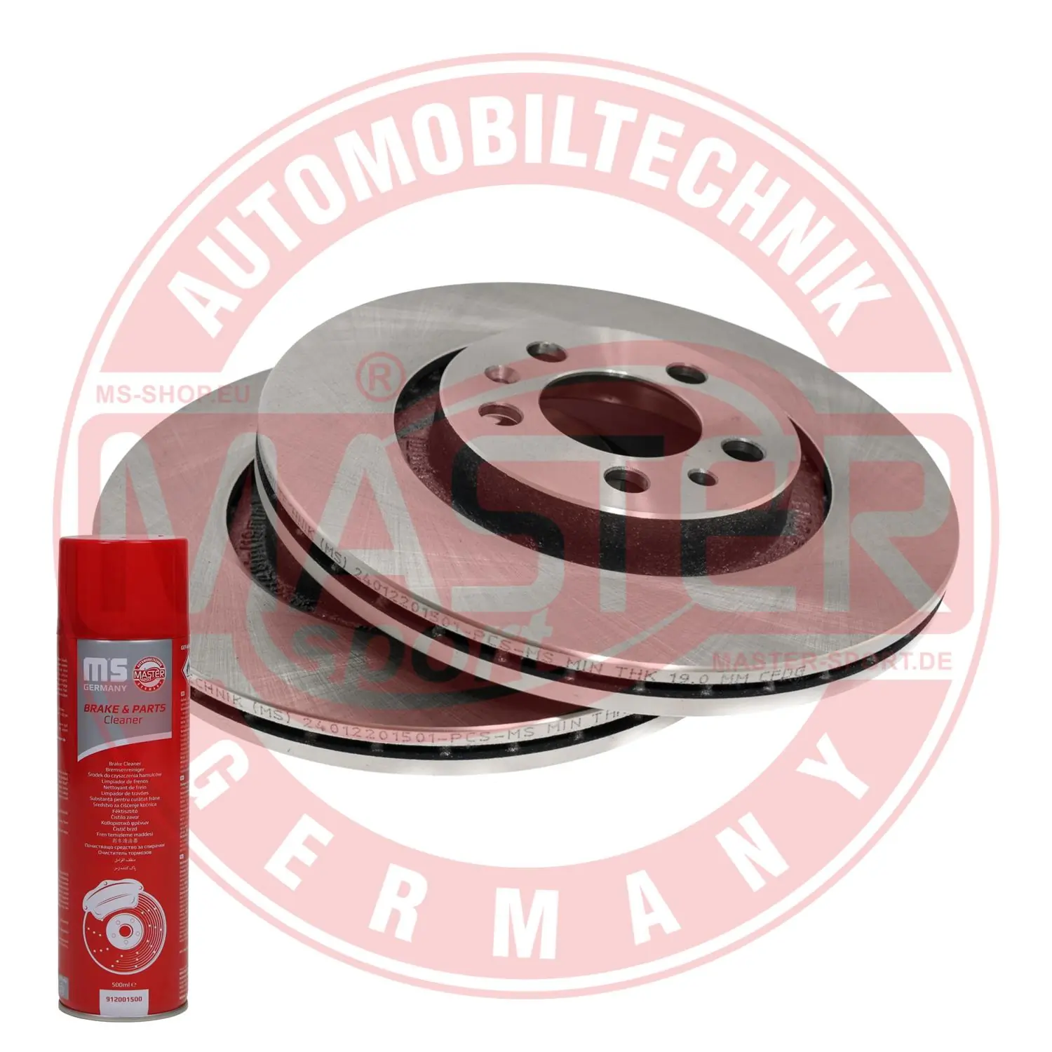 MASTER-SPORT GERMANY féktárcsa - 24012201501-SET-MSP - TothCarparts