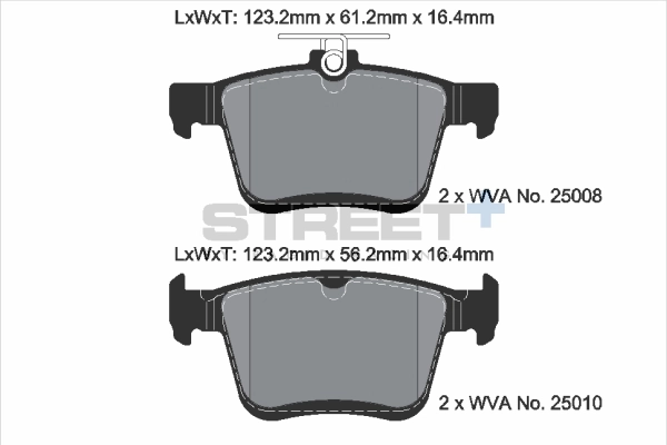 PAGID Racing fékbetétkészlet, tárcsafék - T8101SP2001 - TothCarparts