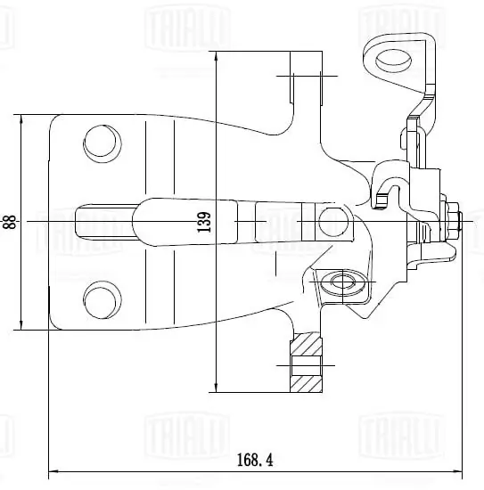 TRIALLI féknyereg - CF 032120 - TothCarparts