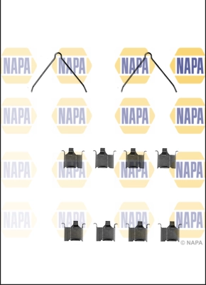 NAPA tartozékkészlet, tárcsafékbetét - NFK1326 - TothCarparts