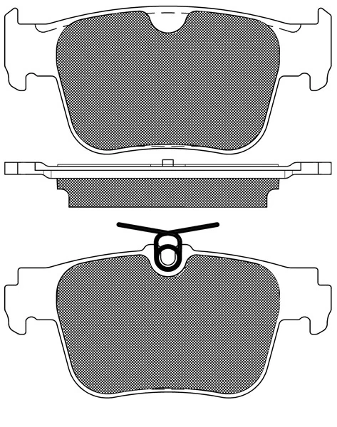 BSF fékbetétkészlet, tárcsafék - 20324 - TothCarparts