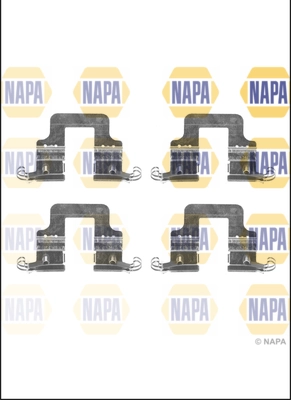 NAPA tartozékkészlet, tárcsafékbetét - NFK1142 - TothCarparts