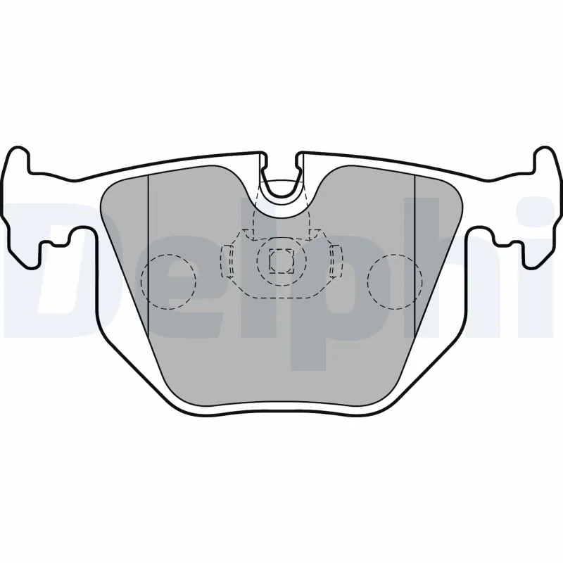DELPHI fékbetétkészlet, tárcsafék - LP1803-18B1 - TothCarparts