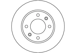ABTEX féktárcsa - BD889S - TothCarparts