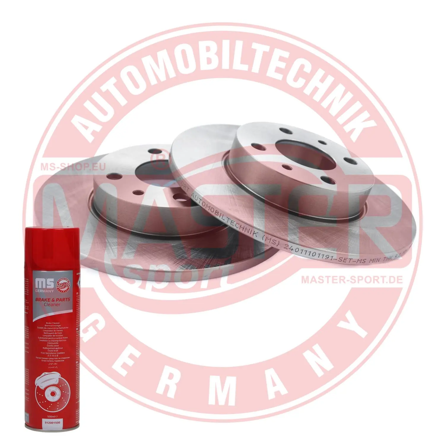 MASTER-SPORT GERMANY féktárcsa - 24011101191-SET-MSP - TothCarparts