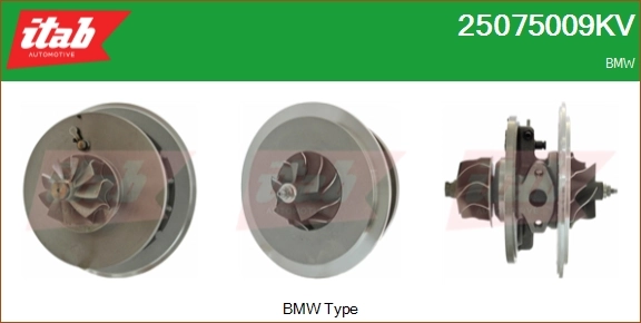 ITAB AUTOMOTIVE Törzscsoport, turbótöltő - 25075009KV - TothCarparts