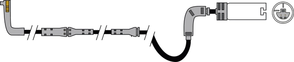 ABTEX figyelmezető kontaktus, fékbetétkopás - AWL191 - TothCarparts