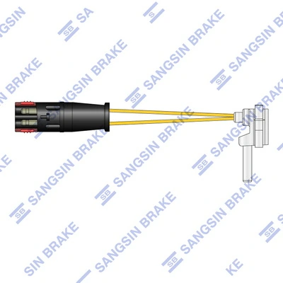 Hi-Q figyelmezető kontaktus, fékbetétkopás - SWS2502 - TothCarparts