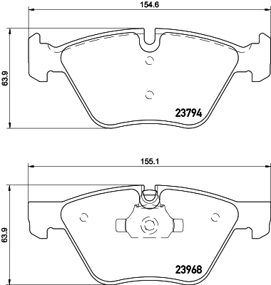 MINTEX Racing fékbetétkészlet, tárcsafék - MDB2692FR - TothCarparts