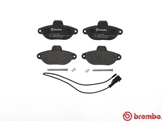 A.B.S. fékbetétkészlet, tárcsafék - P 23 060 - TothCarparts