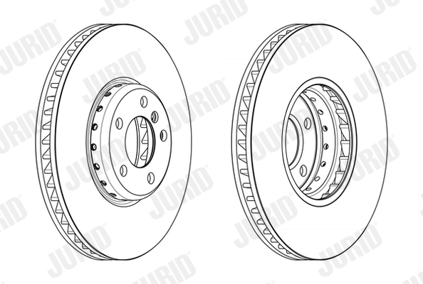 JURID féktárcsa - 563151J-1 - TothCarparts