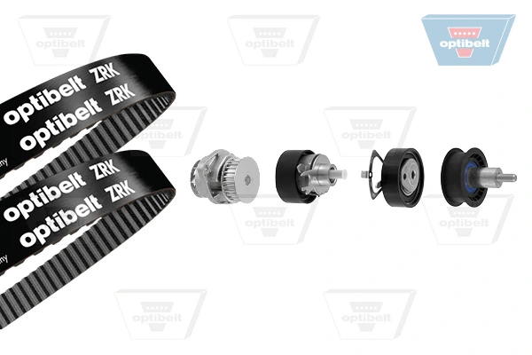OPTIBELT Vízpumpa + fogasszíj készlet - KT 1445W1 - TothCarparts