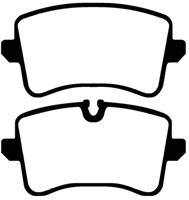 ABTEX fékbetétkészlet, tárcsafék - PLU2448 - TothCarparts