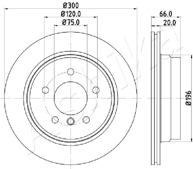 4X4 ESTANFI féktárcsa - EST-61-00-0114 - TothCarparts