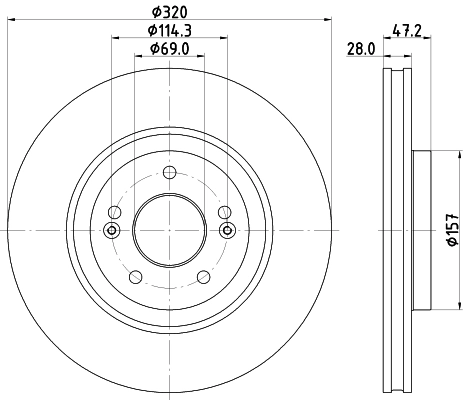 DON féktárcsa - PCD19282 - TothCarparts