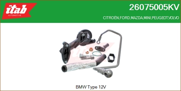ITAB AUTOMOTIVE szerelőkészlet, töltő - 26075005KV - TothCarparts