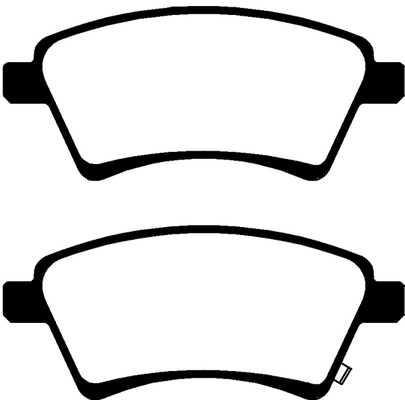 ABTEX fékbetétkészlet, tárcsafék - PLU1345 - TothCarparts