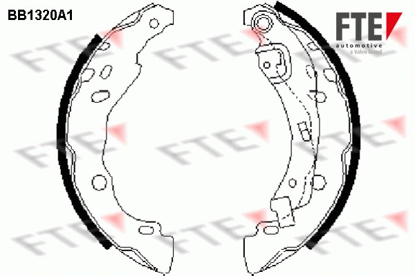 FTE fékpofakészlet - 9100081 - TothCarparts