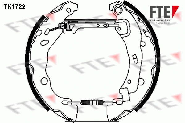 FTE fékpofakészlet - 9110007 - TothCarparts