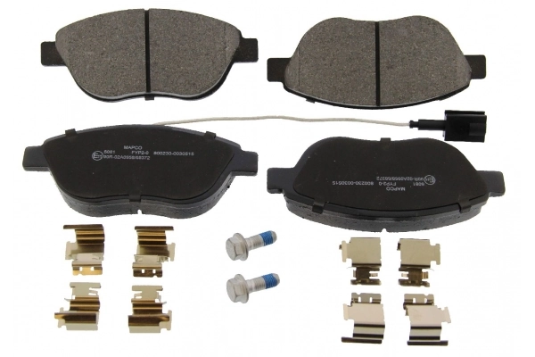 MAPCO fékbetétkészlet, tárcsafék - 6081 - TothCarparts