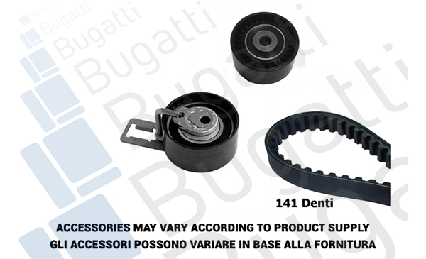 BUGATTI Fogasszíjkészlet - BKCD0334 - TothCarparts