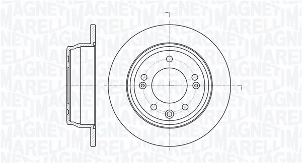 MAGNETI MARELLI féktárcsa - 361302040726 - TothCarparts