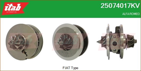 ITAB AUTOMOTIVE Törzscsoport, turbótöltő - 25074017KV - TothCarparts