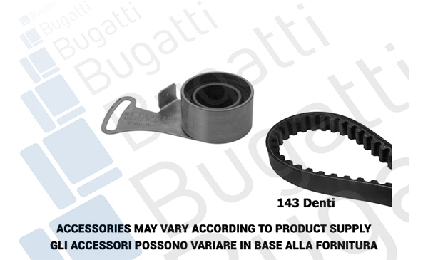 BUGATTI Fogasszíjkészlet - BKCD0411 - TothCarparts