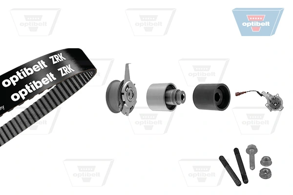 OPTIBELT Vízpumpa + fogasszíj készlet - KT 1611W2 - TothCarparts