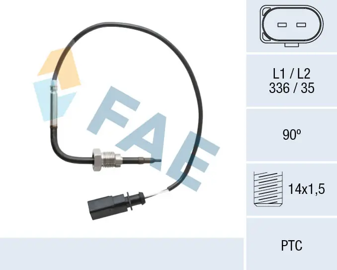 FAE Érzékelő, kipufogógáz-hőmérséklet - 68097 - TothCarparts
