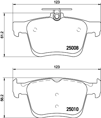 MINTEX Racing fékbetétkészlet, tárcsafék - MDB3100FR - TothCarparts