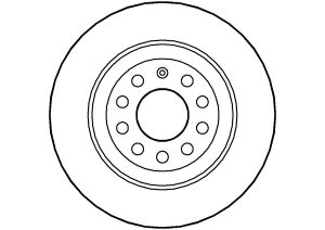 ABTEX féktárcsa - BD1321S - TothCarparts
