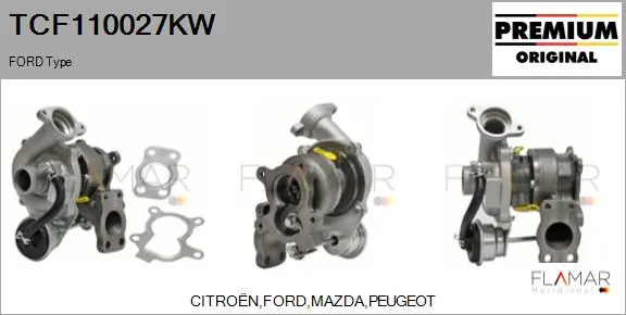 FLAMAR töltő, feltöltés - TCF110027KW - TothCarparts