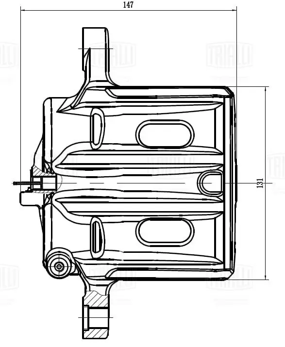 TRIALLI féknyereg - CF 012098 - TothCarparts
