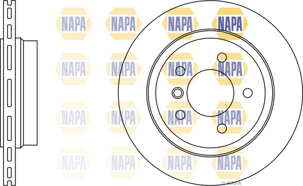 NAPA féktárcsa - NBD5381 - TothCarparts