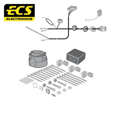 ECS elektromos készlet, vonóhorog - AU07513MU - TothCarparts