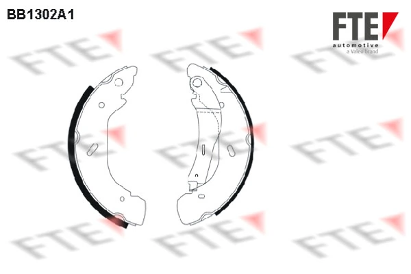 FTE fékpofakészlet - 9100072 - TothCarparts