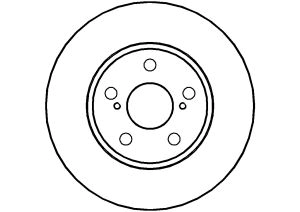ABTEX féktárcsa - BD1004V - TothCarparts